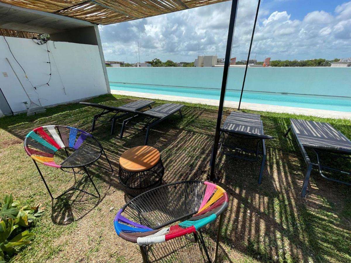 Katalox Jungle Lofts By Simply Comfort Tulum Centre Rooftop Patio & Pool Apartment Exterior photo