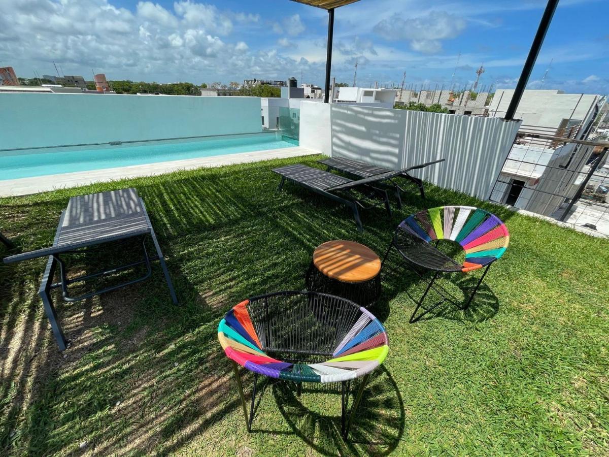 Katalox Jungle Lofts By Simply Comfort Tulum Centre Rooftop Patio & Pool Apartment Exterior photo