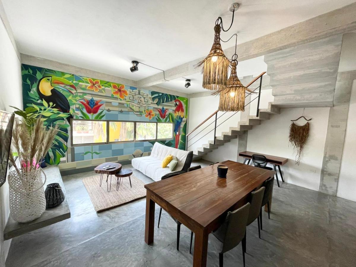 Katalox Jungle Lofts By Simply Comfort Tulum Centre Rooftop Patio & Pool Apartment Exterior photo